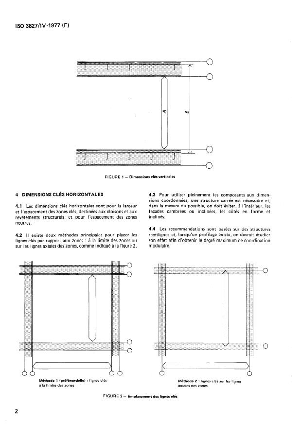 ISO 3827-4:1977 ISO 3827-4:1977 - Construction navale -- Coordination dimensionnelle pour l'ameublement des navires - Page 4 preview