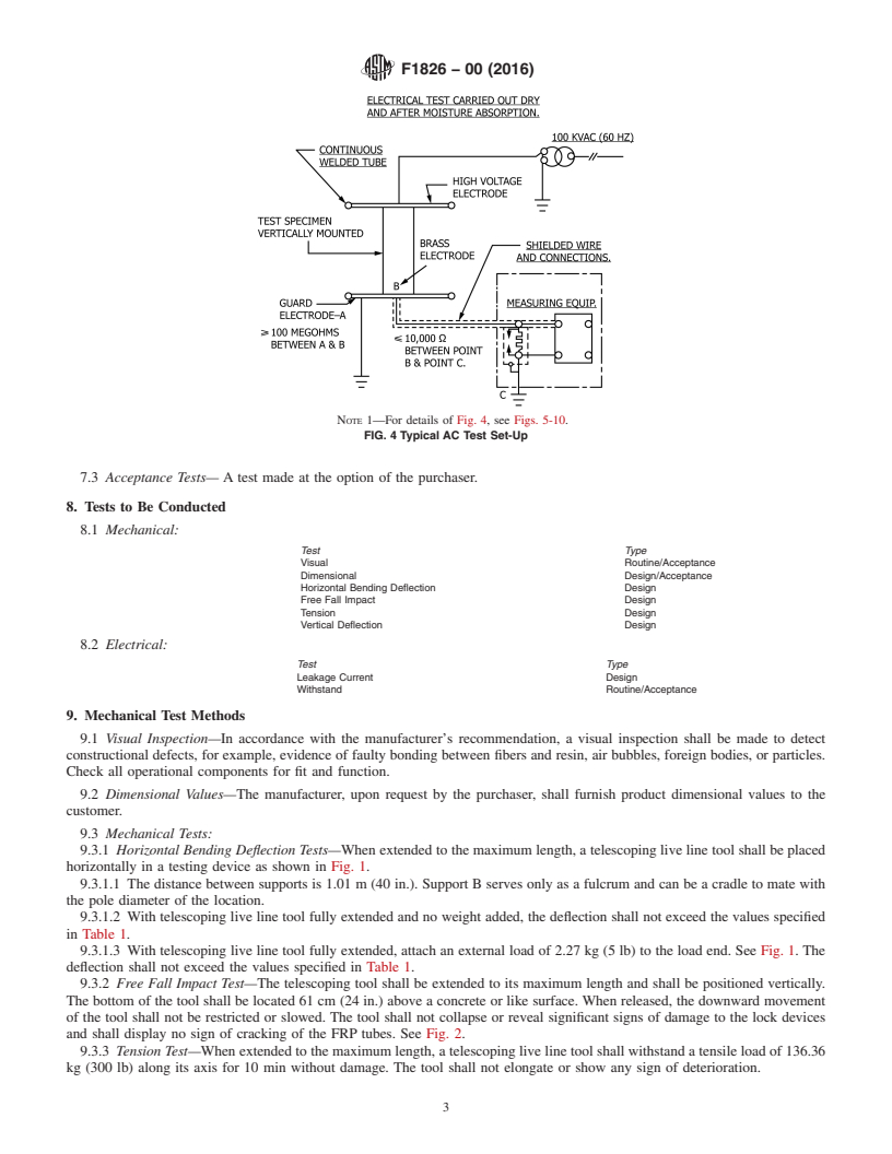 ASTM F1826-00(2016) - Standard Specification for Live Line and ...