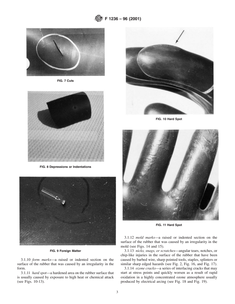 ASTM F1236-96(2001) - Standard Guide for Visual Inspection of Electrical Protective Rubber Products