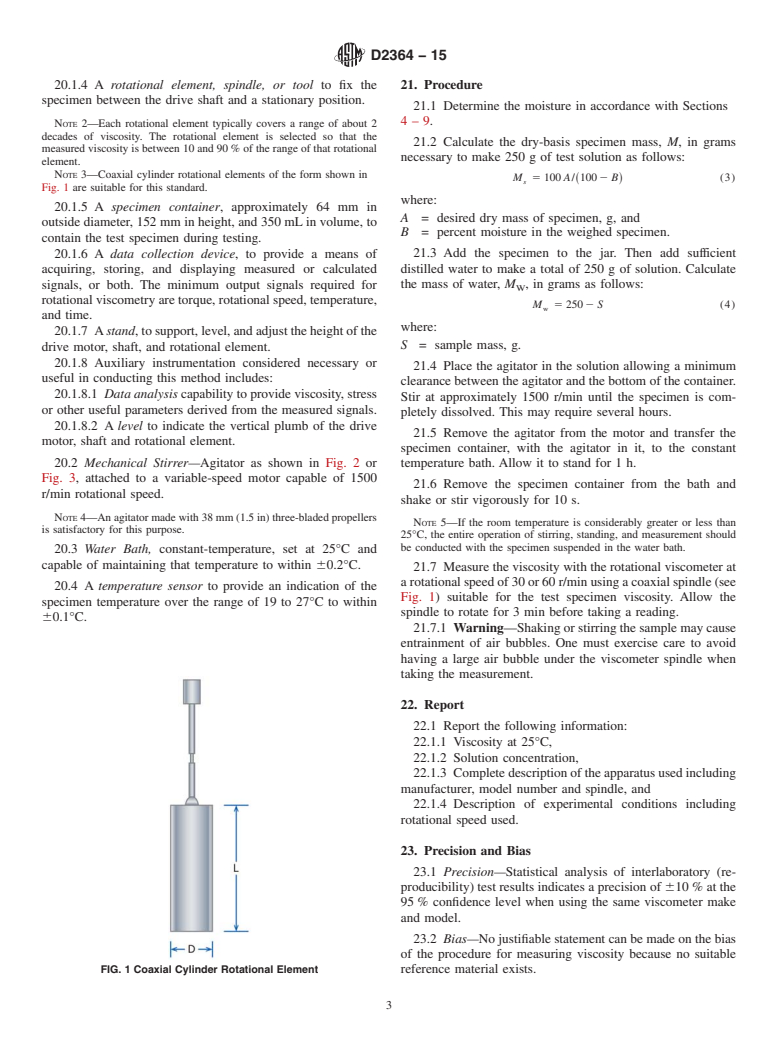 ASTM D2364-15 - Standard Test Methods for Hydroxyethylcellulose