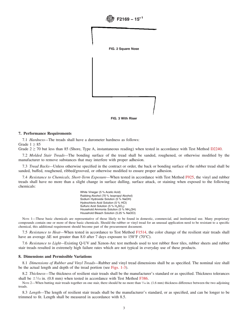 REDLINE ASTM F2169-15e1 - Standard Specification for  Resilient Stair Treads