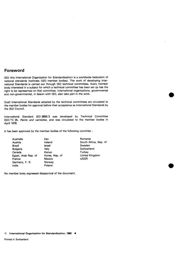 ISO 3856-3:1980 ISO 3856-3:1980 - Paints and varnishes -- Determination of "soluble" metal content - Page 2 preview