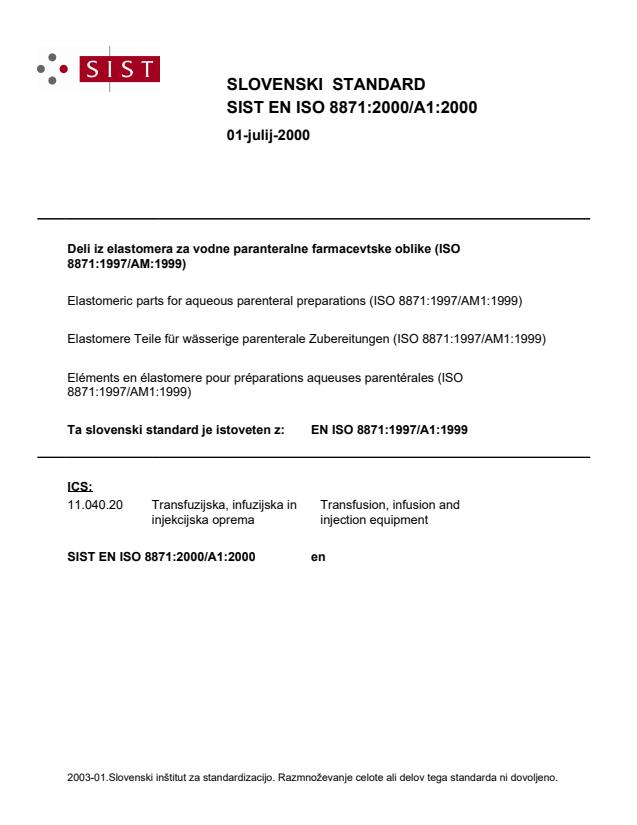 EN ISO 8871:2000/A1:2000 - manjka druga stran EN ISO dokumenta
