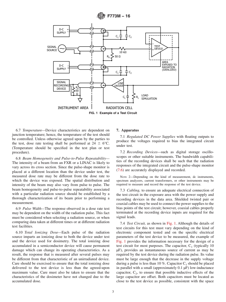 ASTM F773M-16 - Standard Practice for  Measuring Dose Rate Response of Linear Integrated Circuits   (Metric) (Withdrawn 2023)