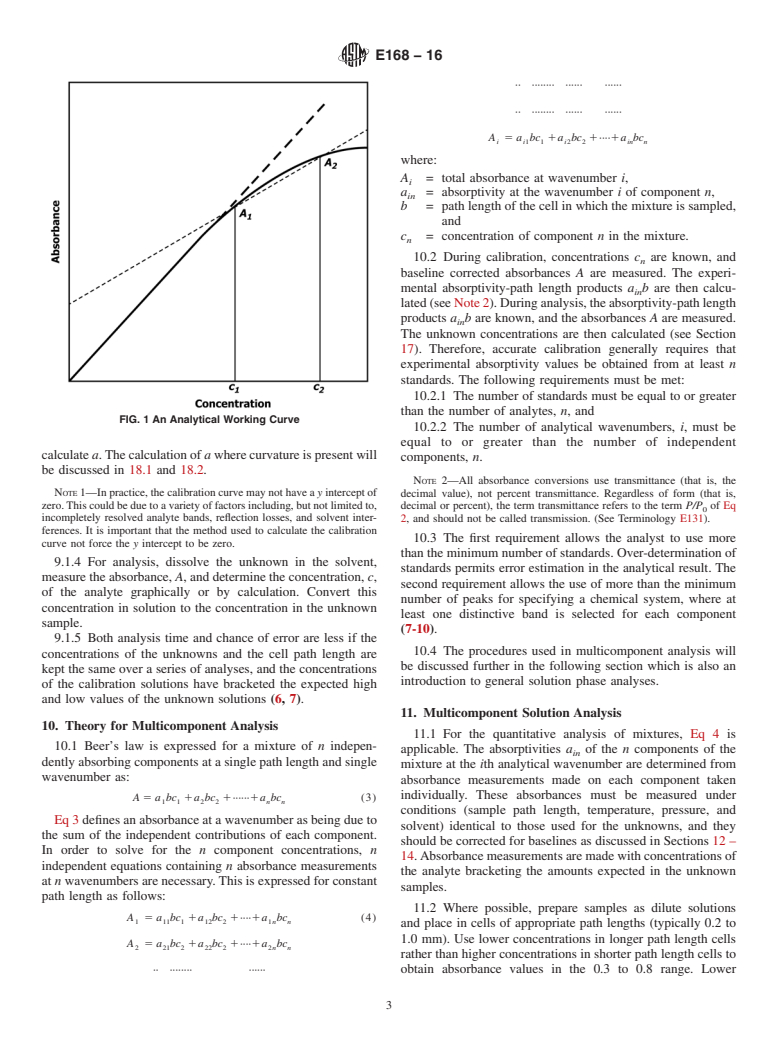 ASTM E168-16 - Standard Practices for General Techniques of Infrared Quantitative Analysis