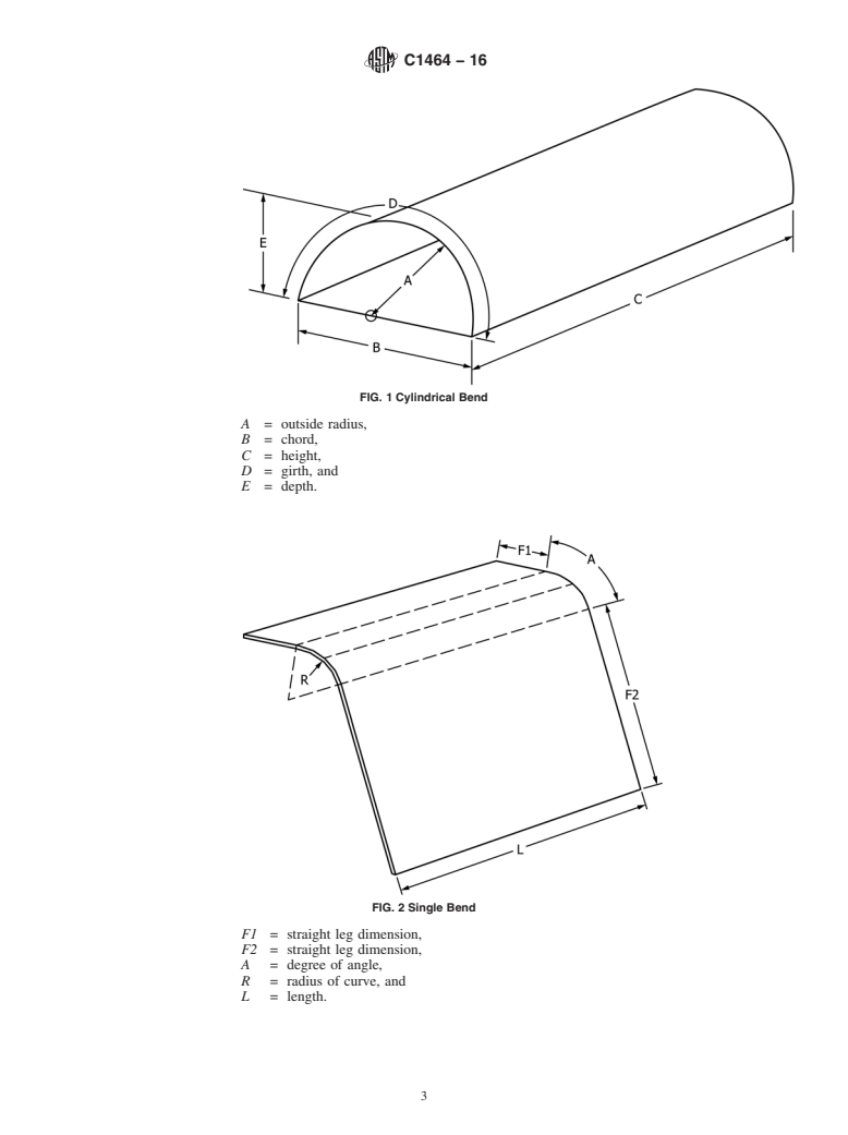 ASTM C1464-16 - Standard Specification for  Bent Glass