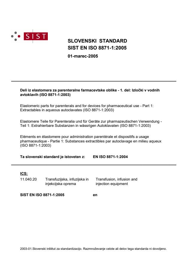 EN ISO 8871-1:2005