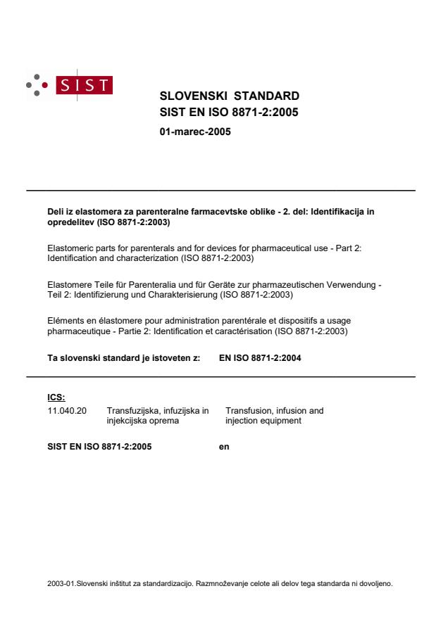 EN ISO 8871-2:2005