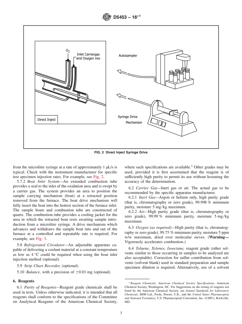 ASTM D5453-16e1 - Standard Test Method for Determination of Total Sulfur in Light Hydrocarbons, Spark  Ignition Engine Fuel, Diesel Engine Fuel, and Engine Oil by Ultraviolet  Fluorescence