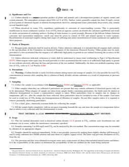ASTM D513-16 REDLINE ASTM D513-16 - Standard Test Methods for Total and Dissolved Carbon Dioxide in Water - Page 2 preview