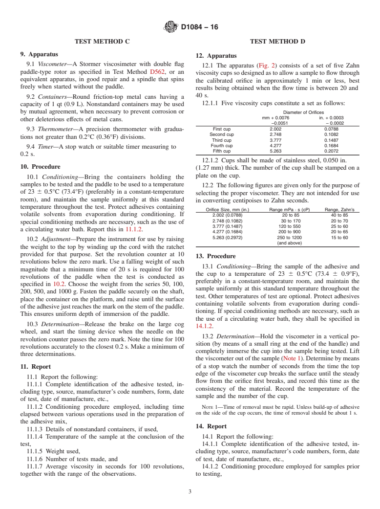 ASTM D1084-16 - Standard Test Methods for Viscosity of Adhesives