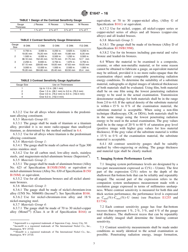 ASTM E1647-16 - Standard Practice for  Determining Contrast Sensitivity in Radiology