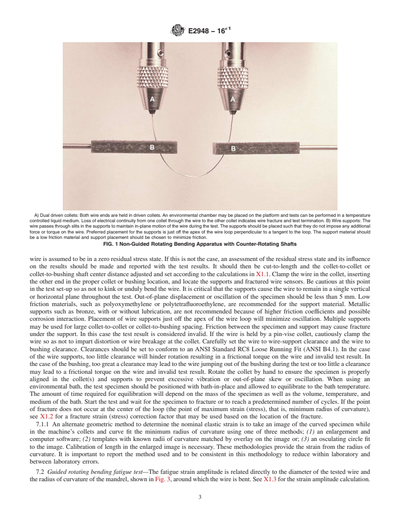 REDLINE ASTM E2948-16e1 - Standard Test Method for Conducting Rotating Bending Fatigue Tests of Solid Round Fine  Wire