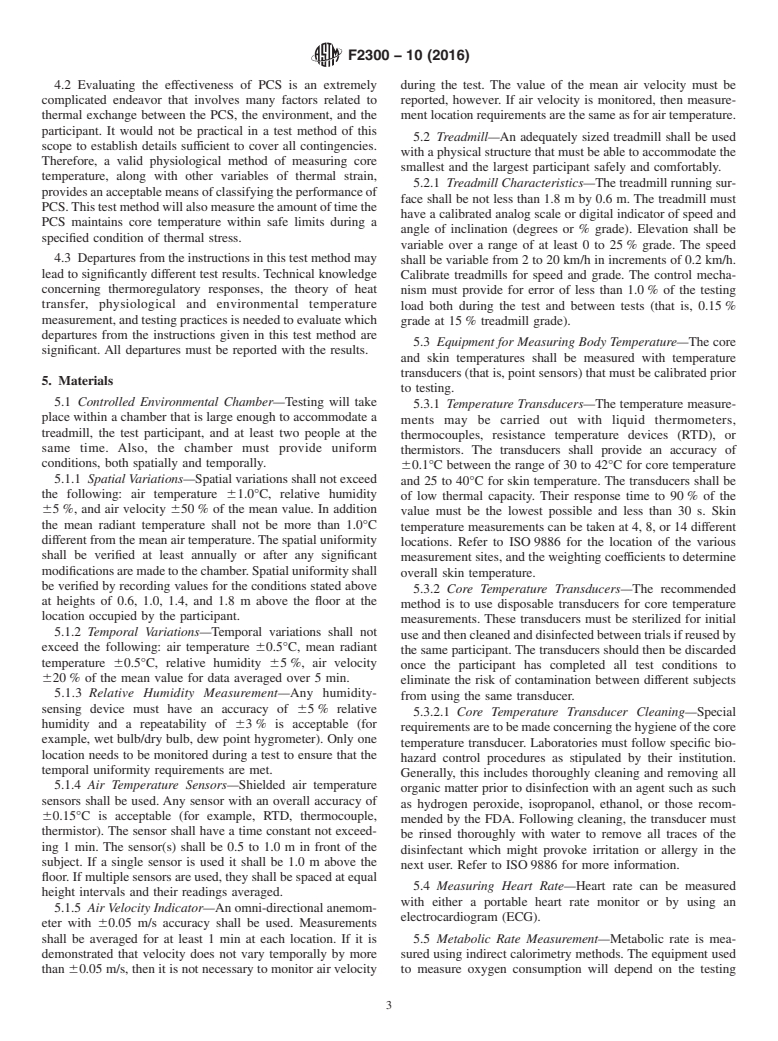 ASTM F2300-10(2016) - Standard Test Method for  Measuring the Performance of Personal Cooling Systems Using  Physiological Testing