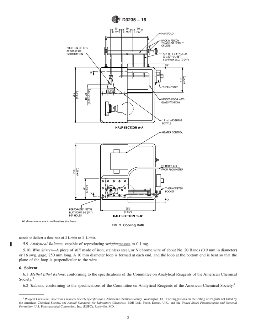 REDLINE ASTM D3235-16 - Standard Test Method for  Solvent Extractables in Petroleum Waxes