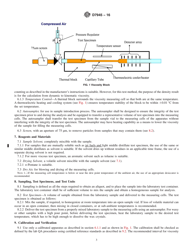 REDLINE ASTM D7945-16 - Standard Test Method for Determination of Dynamic Viscosity and Derived Kinematic Viscosity  of Liquids by Constant Pressure Viscometer