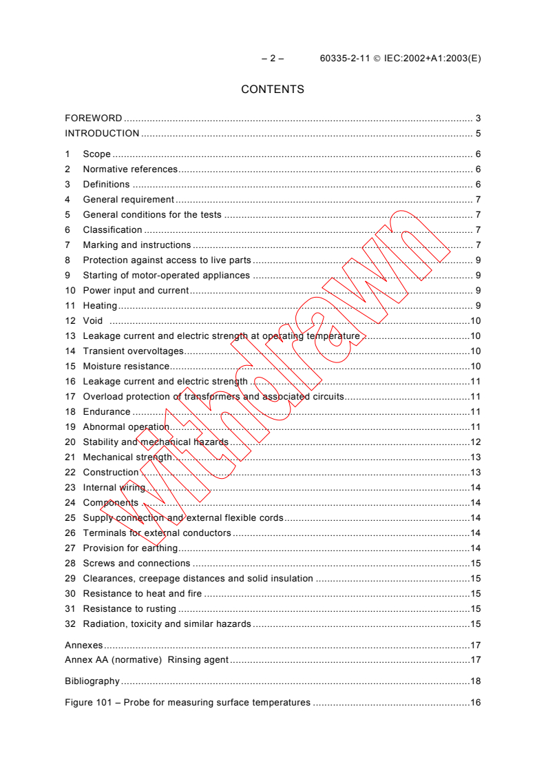 IEC 60335-2-11:2002 IEC 60335-2-11:2002+AMD1:2003 CSV - Household and similar electrical appliances - Safety - Part 2-11: Particular requirements for tumble dryers
Released:2/14/2003
Isbn:2831868637 - Page 4 preview