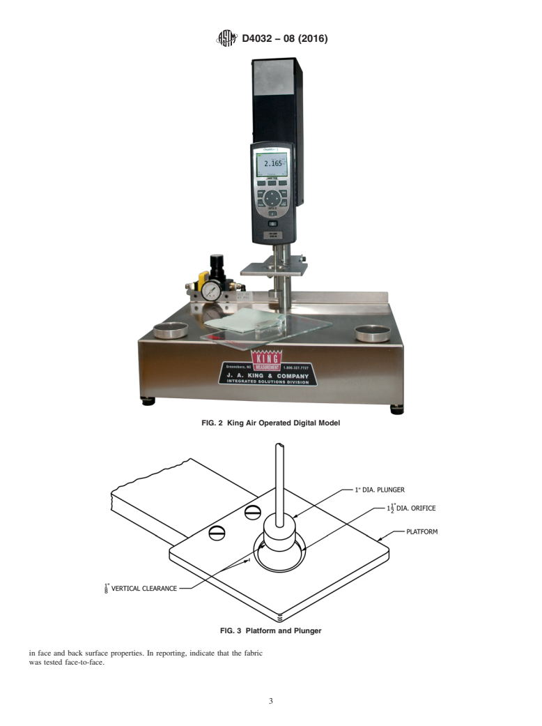 ASTM D4032-08(2016) - Standard Test Method for  Stiffness of Fabric by the Circular Bend Procedure