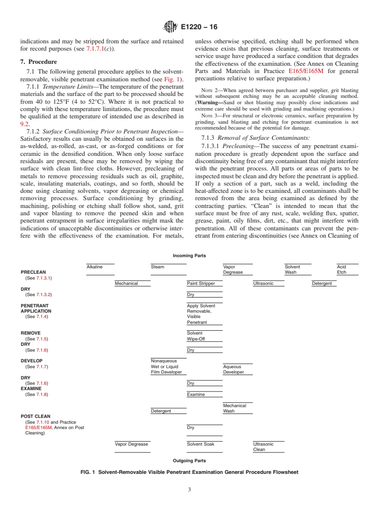 ASTM E1220-16 - Standard Practice for  Visible Penetrant Testing Using Solvent-Removable Process
