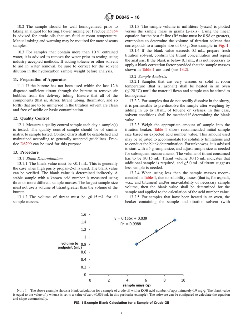 ASTM D8045-16 - Standard Test Method for Acid Number of Crude Oils and Petroleum Products by Catalytic  Thermometric Titration