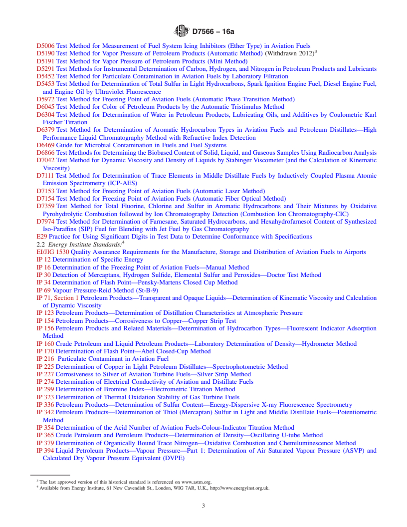 REDLINE ASTM D7566-16a - Standard Specification for Aviation Turbine Fuel Containing Synthesized Hydrocarbons