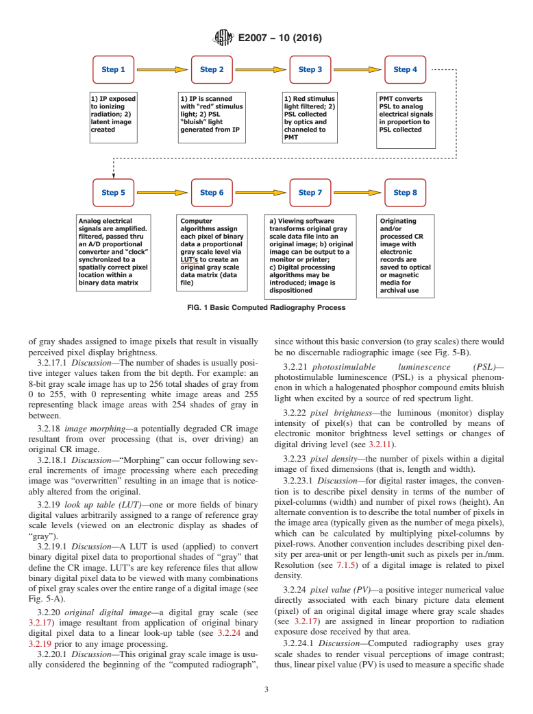 ASTM E2007-10(2016) - Standard Guide for  Computed Radiography