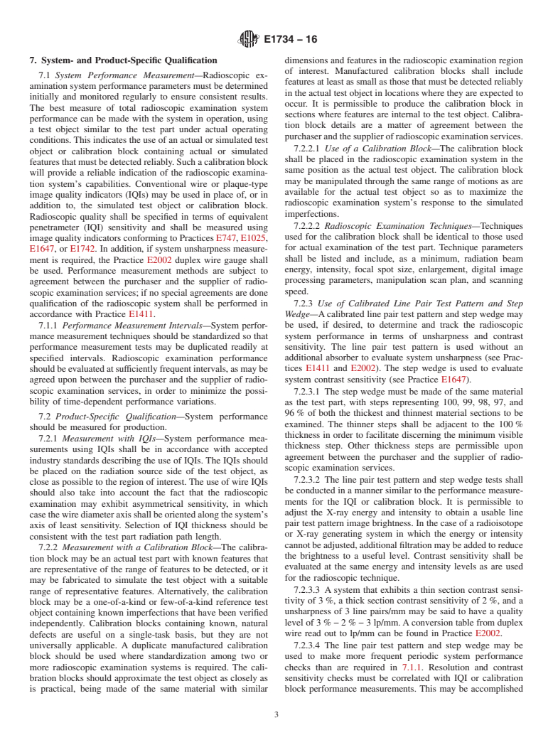 ASTM E1734-16 - Standard Practice for  Radioscopic Examination of Castings