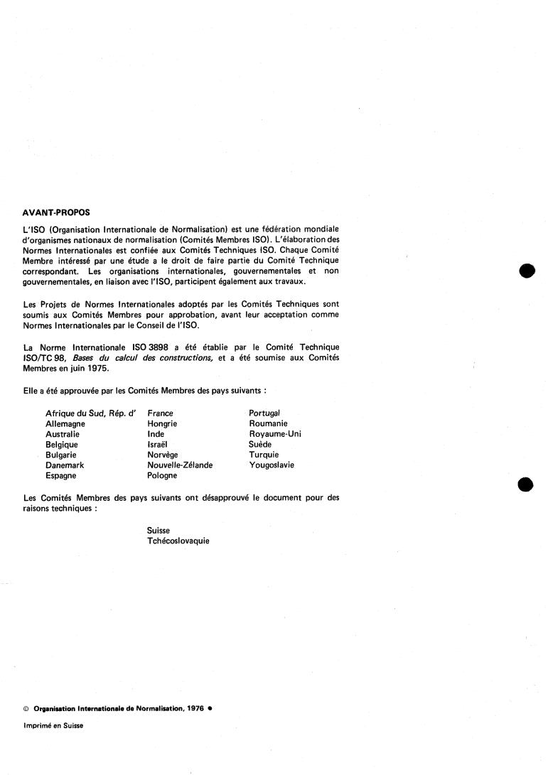 ISO 3898:1976 ISO 3898:1976 - Bases for design of structures — Notations — General symbols
Released:9/1/1976 - Page 2 preview
