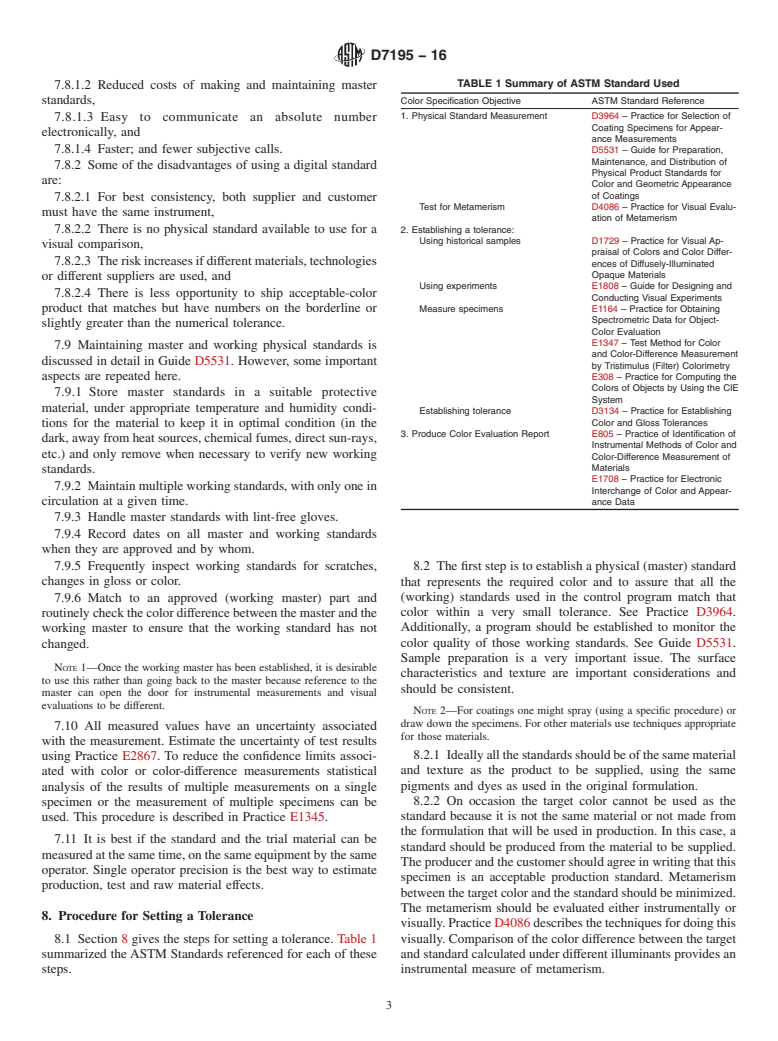 ASTM D7195-16 - Standard Guide for Setting Object Color Specifications