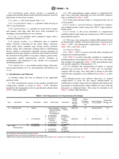 ASTM D6098-16 ASTM D6098-16 - Standard Classification System and Basis for Specification for Extruded and Compression Molded Shapes Made from Polycarbonate (PC) - Page 2 preview