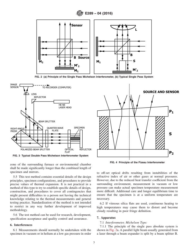 ASTM E289-04(2016) - Standard Test Method for  Linear Thermal Expansion of Rigid Solids with Interferometry