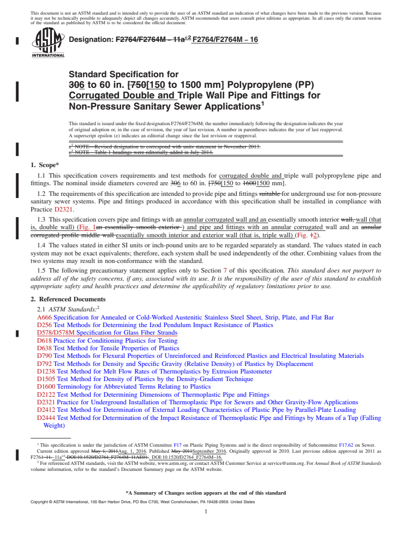 ASTM F2764/F2764M-16 - Standard Specification For 6 To 60 In. [150 To ...