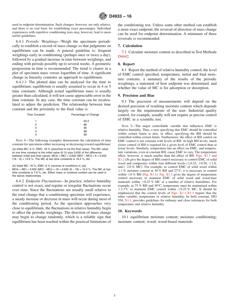 ASTM D4933-16 - Standard Guide for  Moisture Conditioning of Wood and Wood-Based Materials