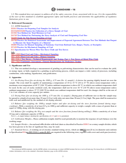 ASTM D409/D409M-16 REDLINE ASTM D409/D409M-16 - Standard Test Method for Grindability of Coal by the Hardgrove-Machine Method - Page 2 preview
