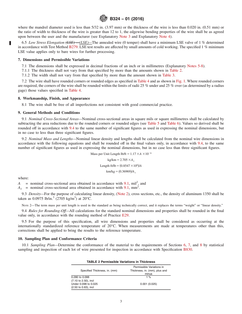 REDLINE ASTM B324-01(2016) - Standard Specification for Aluminum Rectangular and Square Wire for Electrical Purposes