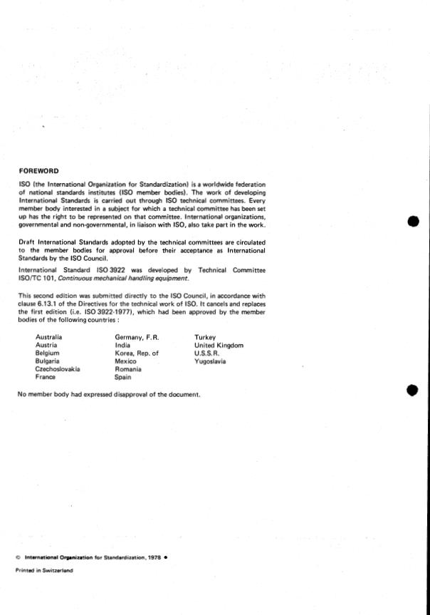 ISO 3922:1978 ISO 3922:1978 - Continuous mechanical handling equipment -- Rotary vane feeder -- Dimensional specifications - Page 2 preview