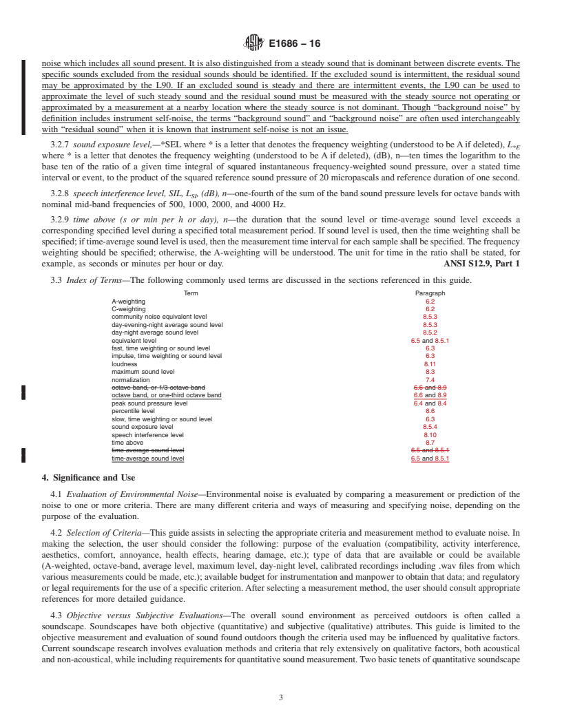 REDLINE ASTM E1686-16 - Standard Guide for  Applying Environmental Noise Measurement Methods and Criteria