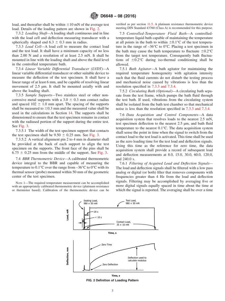 ASTM D6648-08(2016) - Standard Test Method for Determining the Flexural Creep Stiffness of Asphalt Binder  Using the Bending Beam Rheometer (BBR)