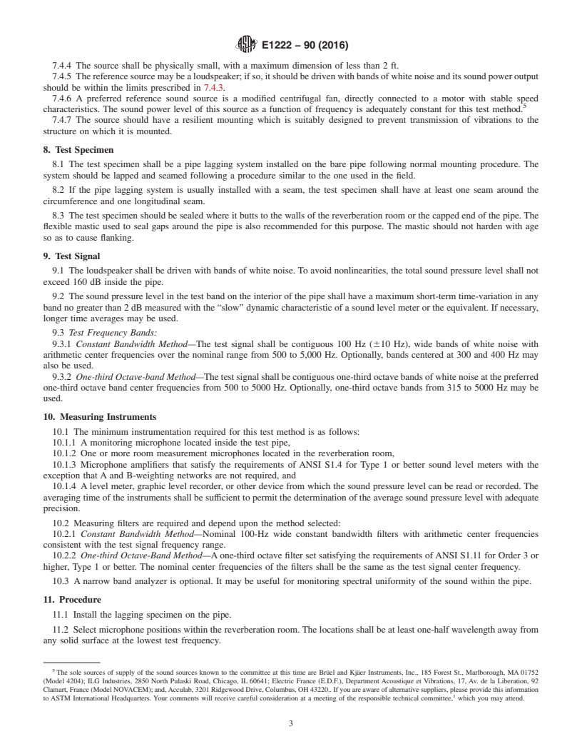 ASTM E1222-90(2016) - Standard Test Method for Laboratory Measurement ...