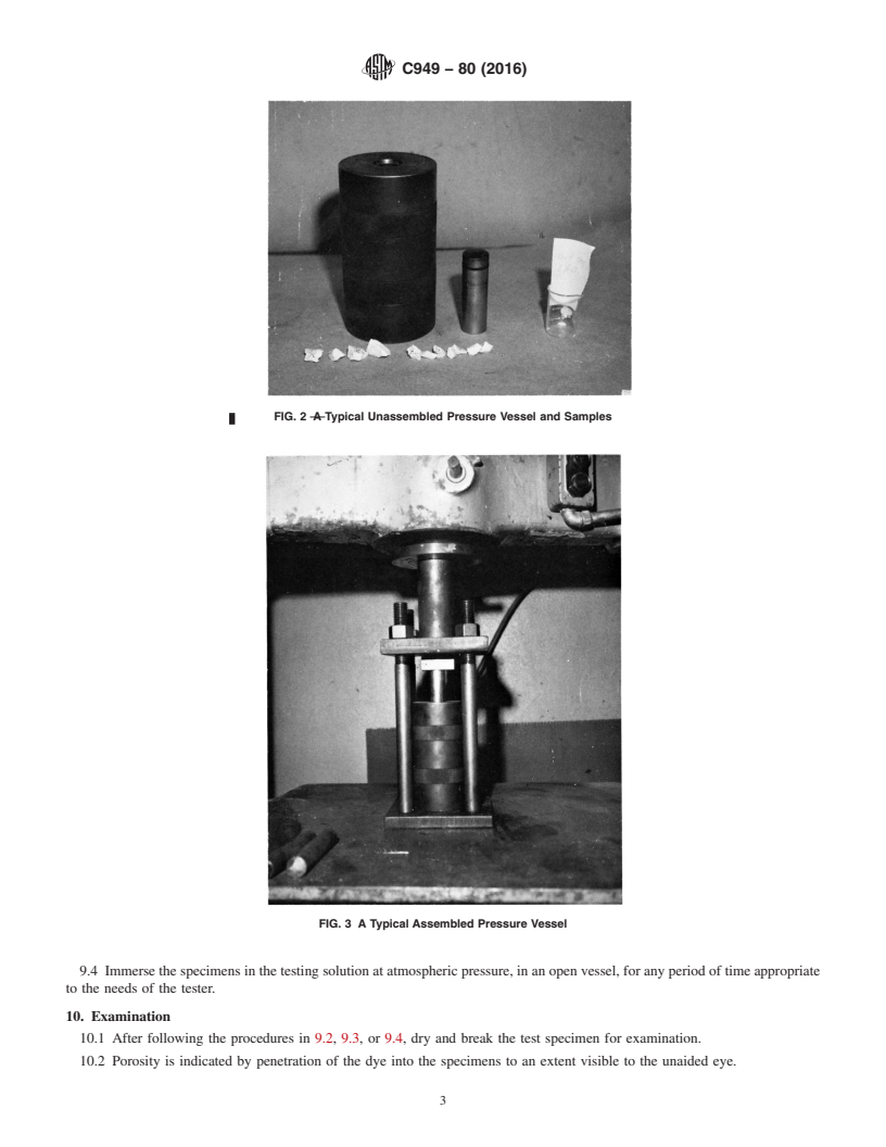 REDLINE ASTM C949-80(2016) - Standard Test Method for  Porosity in Vitreous Whitewares by Dye Penetration