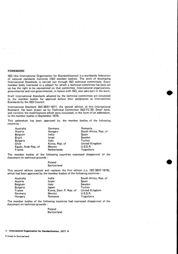 ISO 3937:1977 ISO 3937:1977 - Cutter arbors with tenon drive -- Dimensions - Page 2 preview