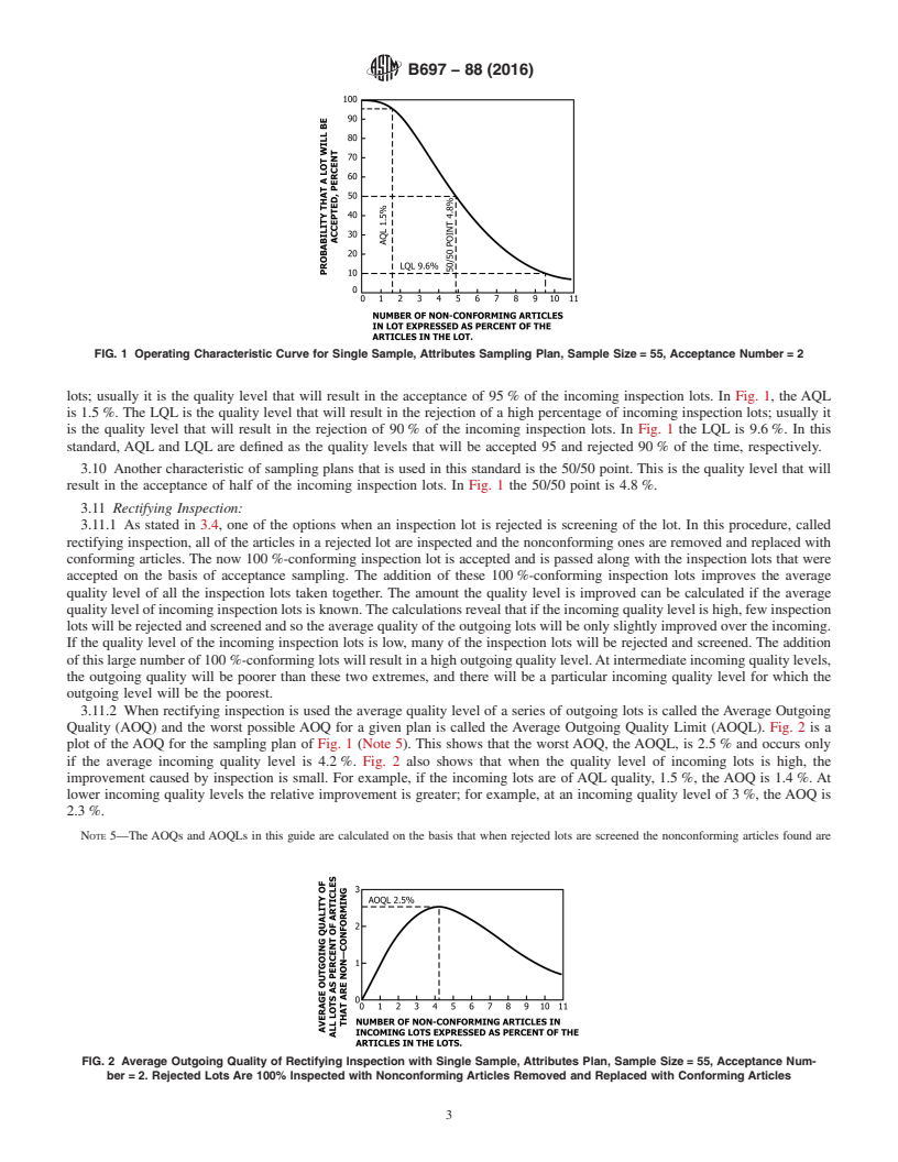 REDLINE ASTM B697-88(2016) - Standard Guide for  Selection of Sampling Plans for Inspection of Electrodeposited   Metallic and Inorganic Coatings