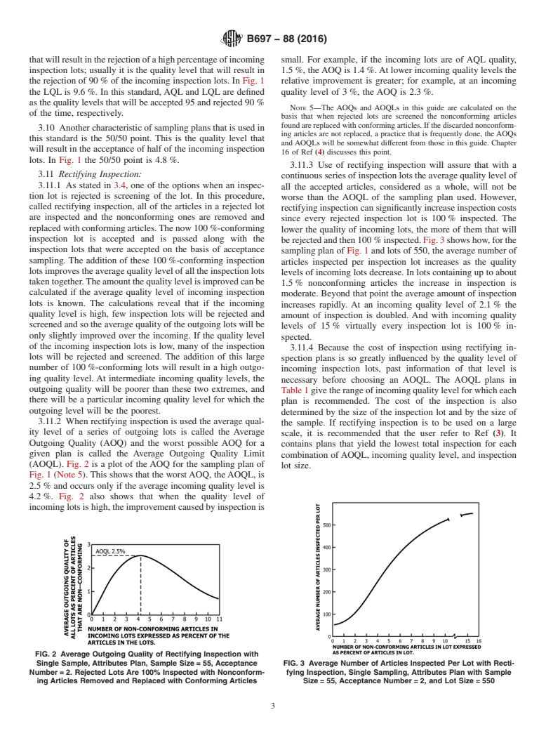 ASTM B697-88(2016) - Standard Guide for  Selection of Sampling Plans for Inspection of Electrodeposited   Metallic and Inorganic Coatings