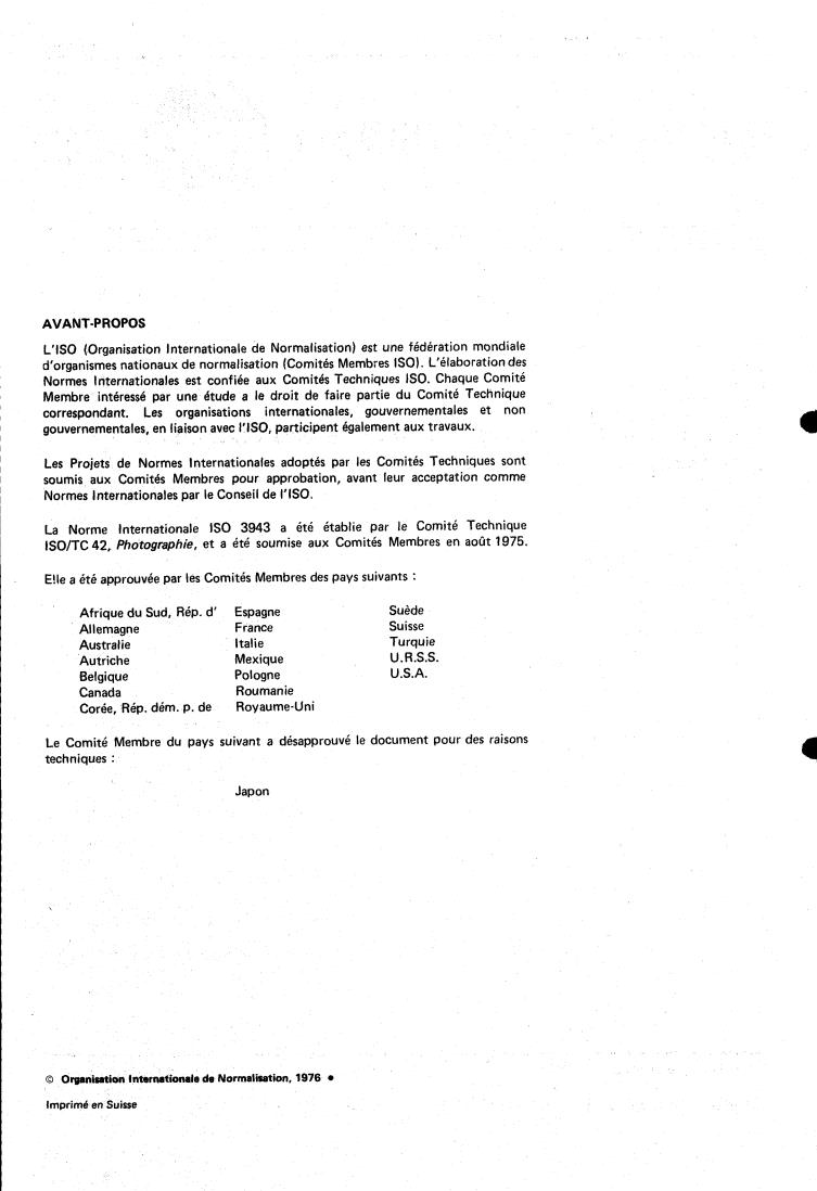 ISO 3943:1976 ISO 3943:1976 - Photographic grade sodium acetate, anhydrous — Specification
Released:10/1/1976 - Page 2 preview