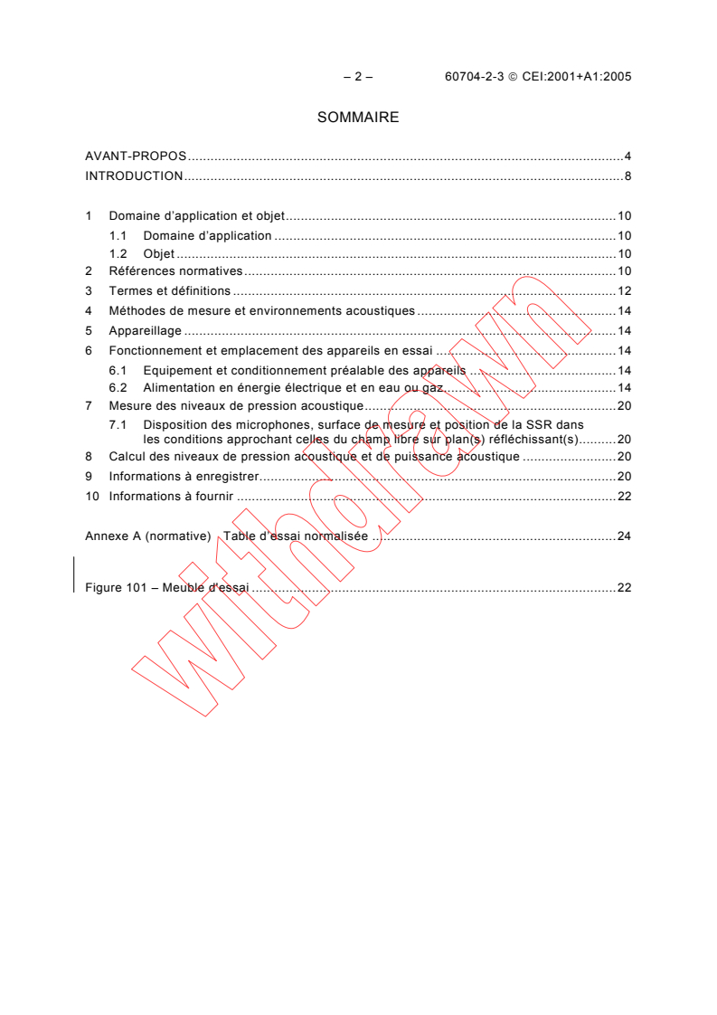 IEC 60704-2-3:2001 IEC 60704-2-3:2001+AMD1:2005 CSV - Household and similar electrical appliances - Test code for the determination of airborne aocustical noise - Part 2-3: Particular requirements for dishwashers
Released:8/11/2005
Isbn:2831881471 - Page 4 preview