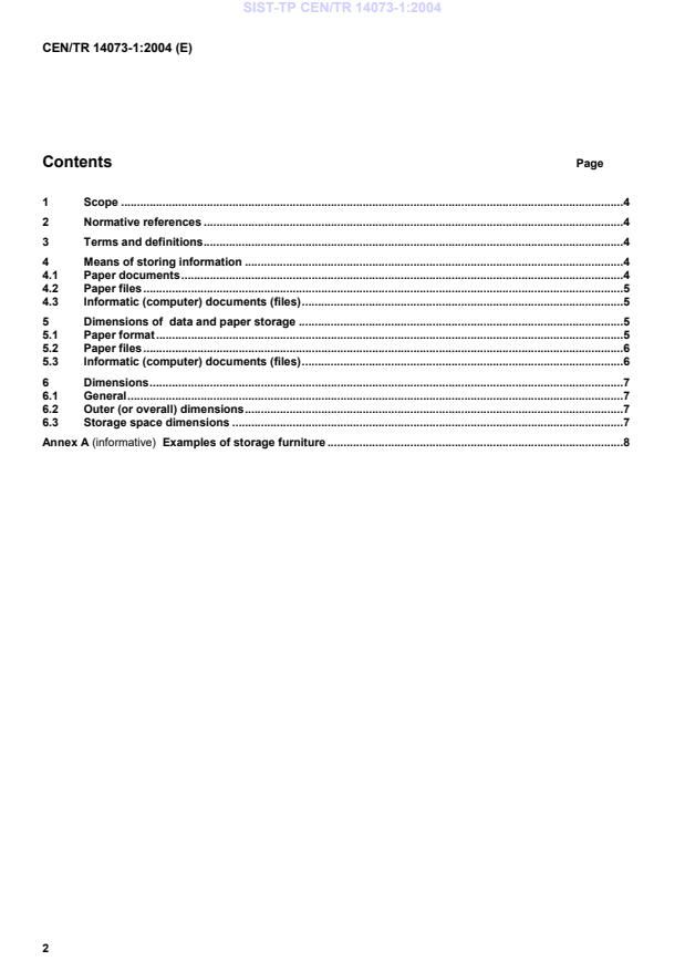CEN/TR 14073-1:2004 TP CEN/TR 14073-1:2004 - Page 4 preview