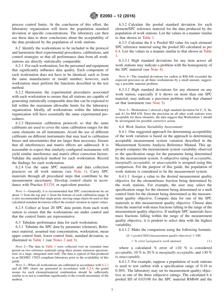 ASTM E2093-12(2016) - Standard Guide for  Optimizing, Controlling and Assessing Test Method Uncertainties  from Multiple Workstations in the Same Laboratory Organization