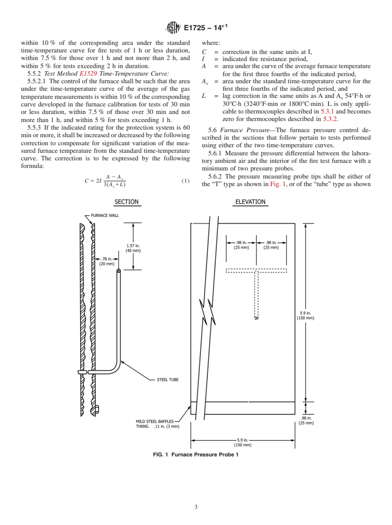 ASTM E1725-14e1 - Standard Test Methods for  Fire Tests of Fire-Resistive Barrier Systems for Electrical  System Components