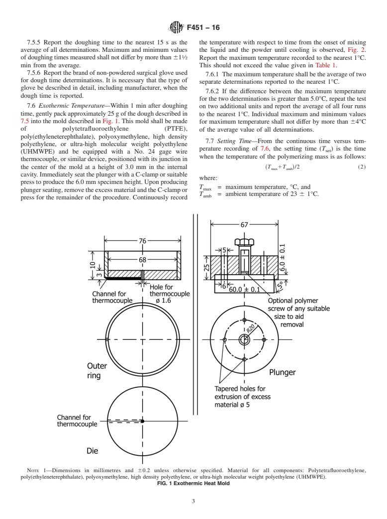 ASTM F451-16 - Standard Specification for Acrylic Bone Cement