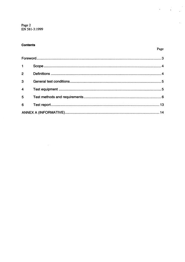 EN 581-3:1999 EN 581-3:2001 - Page 4 preview